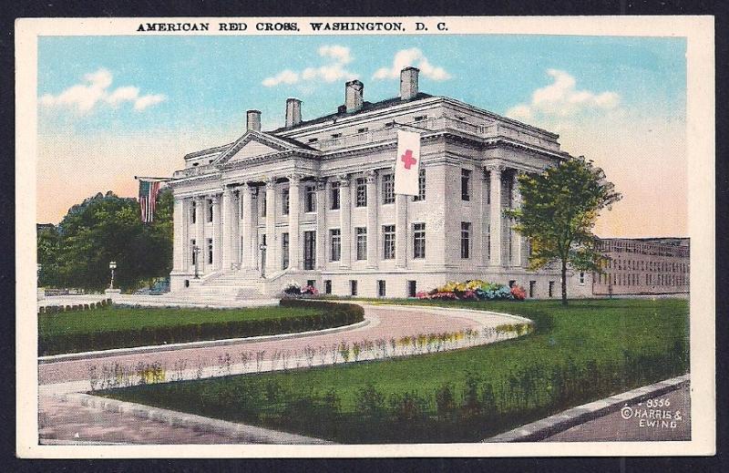 Red Cross Headquarters Washington DC unused c1915's