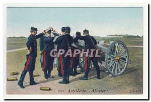 Artillery Cut down! uniform gun CPA