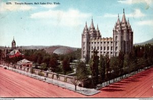 Utah Salt Lake City Temple Square 1910