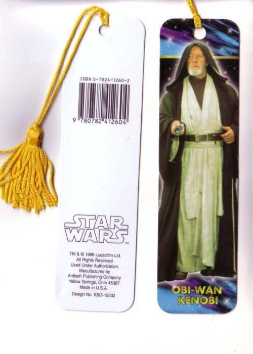 Star Wars, Obi-Wan Kenobi Tasseled Bookmark, 1996