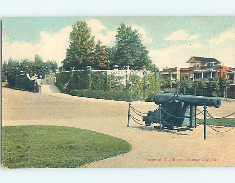 Divided-Back STREET SCENE Kansas City Missouri MO hp3243