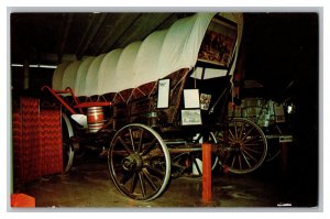 Genuine Original Conestoga Wagon Pioneer Village Minden Nebraska Postcard