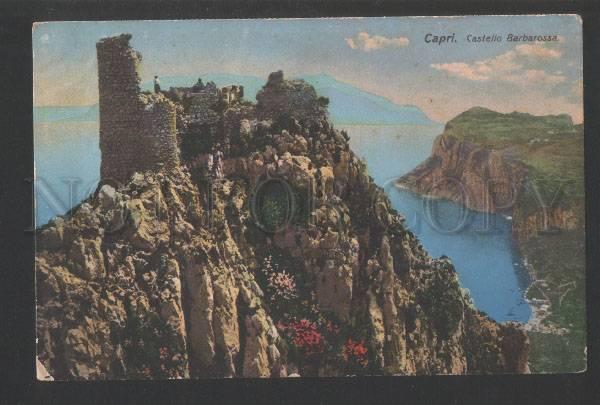 119848 Italy CAPRI Castello Barbarossa Vintage PC