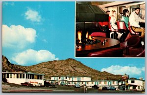 Vtg Tonopah Nevada NV Continental Motel & Steakhouse 1960s View Postcard