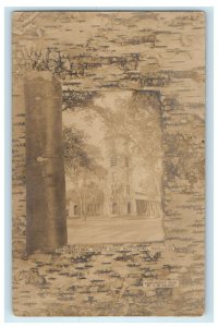 1907 Congregational Church Great Barrington Massachusetts MA RPPC Photo Postcard 