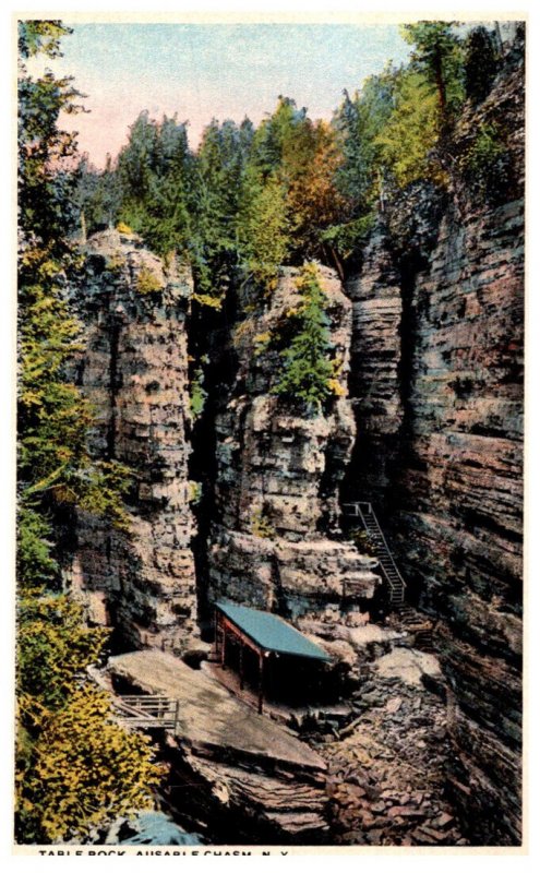 New York  Table Rock Ausable Chasm