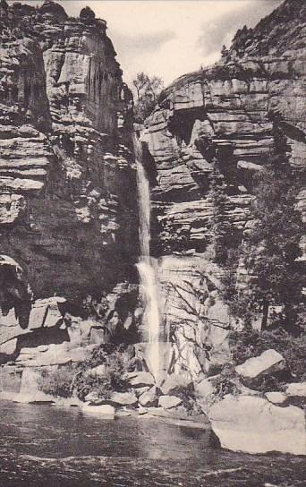 Colorado Sapinero Chepita Falls In the Black Canyon Of The Gunnison River Alb...