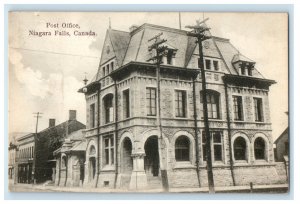 c1910 Post Office Building Niagara Falls Canada Antique Posted Postcard