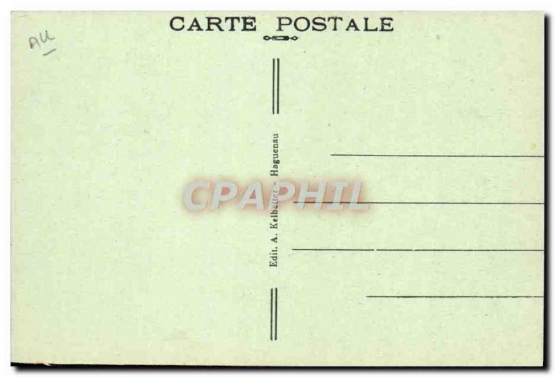 Old Postcard Camp & # 39Oberhoffen Sands Effect Sea