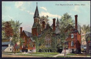 First Baptist Church Akron Ohio used c1916