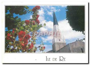 Modern Postcard Ile de Re The picture of the Charente Maritime steeple of the...