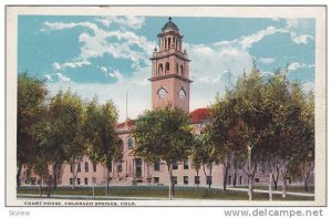 Court House, Colorado Springs, Colorado, 1910-1920s