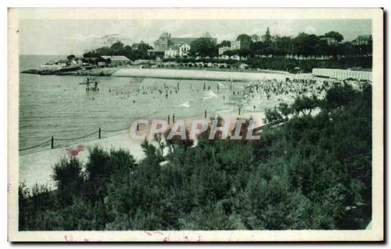 Old Postcard Royan La Pointe and the Beach of Foncillon