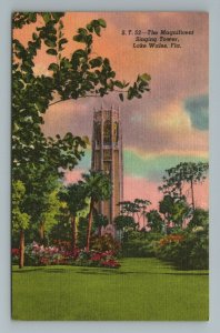 Singing Tower Lake Wales FL Florida Postcard