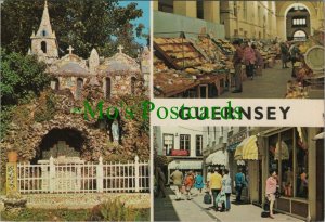 Channel Islands Postcard - Views of Guernsey RR10955