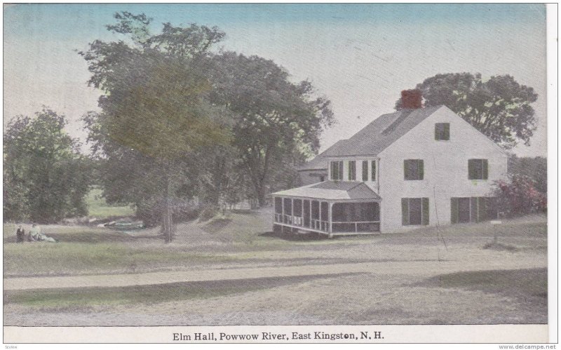 Elm Hall, Powwow River, East Kingston, New Hampshire, PU-1916