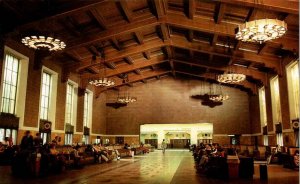 Los Angeles, California - Los Angeles Union Passenger Train Waiting Room - c1950