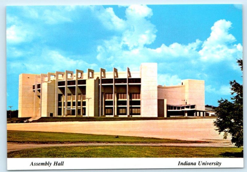 3 Postcards INDIANA UNIVERSITY, Bloomington IN~ Assembly Hall, Dorm, Union 4x6