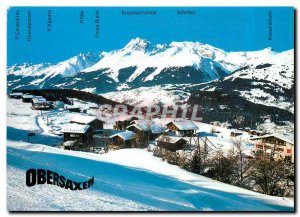 Postcard Modern Obersaxen Graubunden