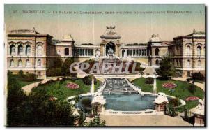 Postcard Old Marseille The Palace Of Longchamp Chef D work Of The Architect E...