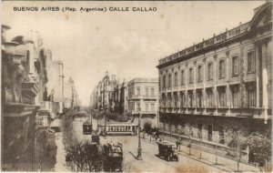 CPA AK Buenos Aires Calle Callao ARGENTINA (1057981)