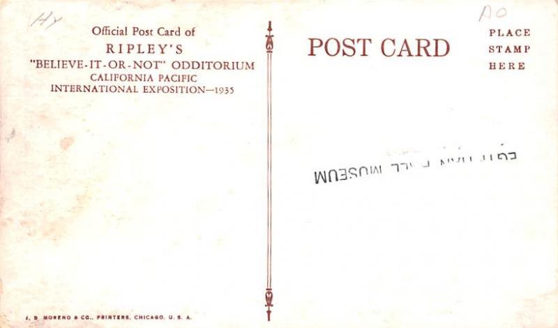 Circus Acts Post Cards Unused