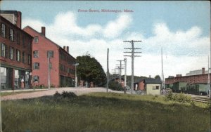Mittineague Massachusetts MA Front Street Scene c1910 Vintage Postcard
