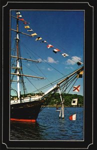 Vintage Postcard Mystic Seaport A Living Maritime Museum Mystic Connecticut CT