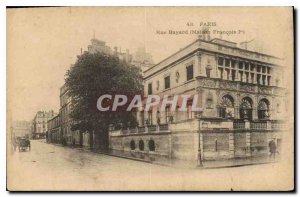 Postcard Old Paris rue Bayard House Francois I