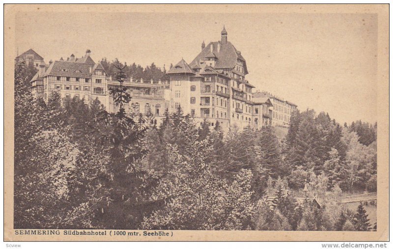 SEMMERING , Austria , 00-10s ; Sudbahnhotel