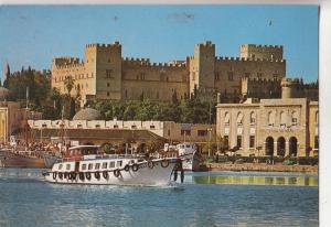 BF25124 rhodes mandraki and the castle  greece  front/back image