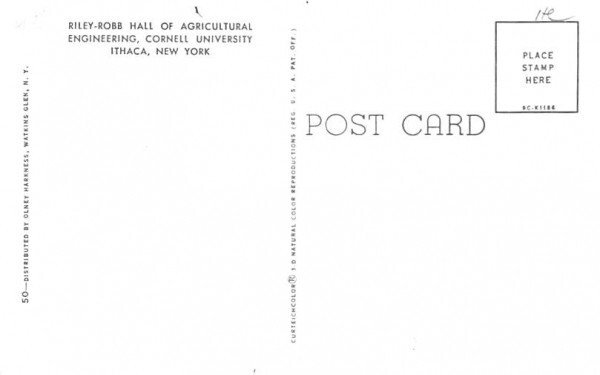 Riley Robb Hall of Agricultural Engineering Ithaca, New York