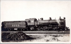 RPPC Train ATSF Santa Fe engine 1273 - AZO