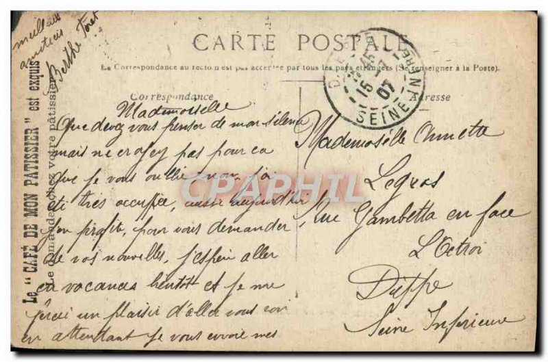 Old Postcard Paris Arc De Triomphe Du Carrousel