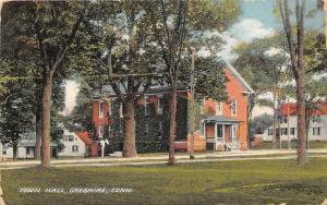 Cheshire Connecticut c1910 Postcard Town Hall