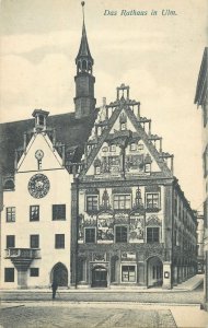 Postcard Germany Ulm an der Donau - das Rathaus