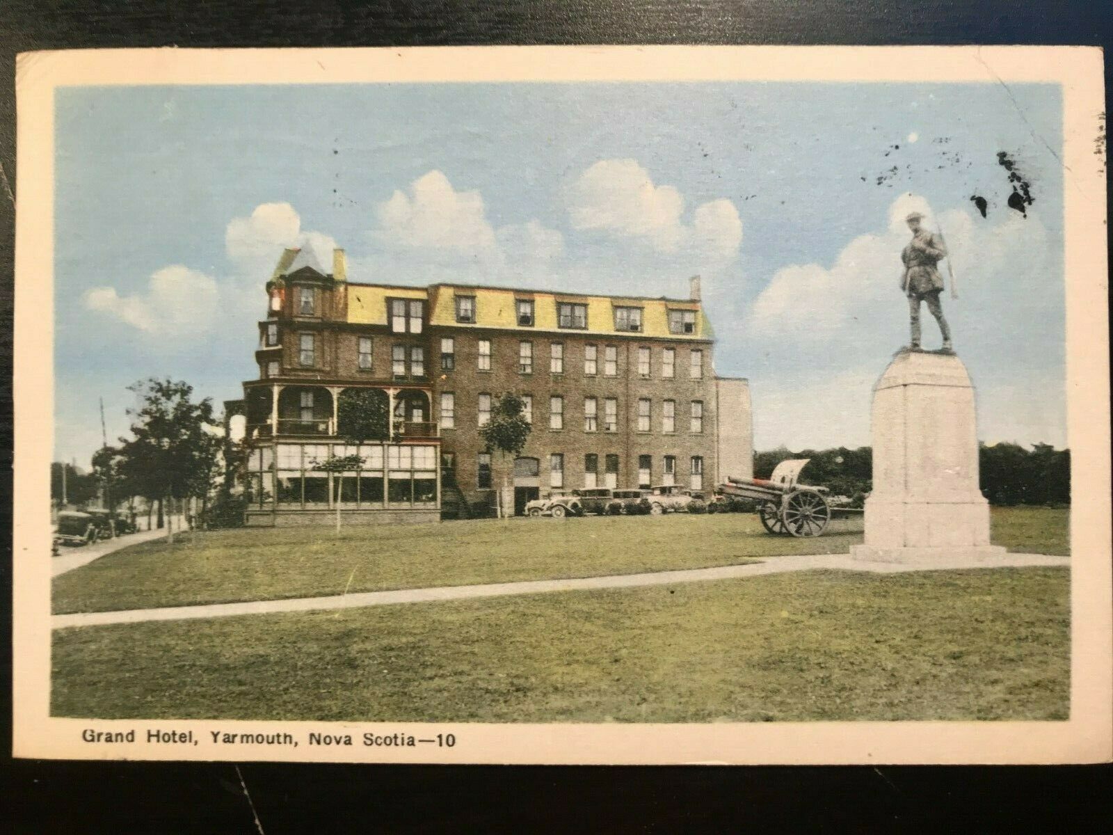 Vintage Postcard 1947 Grand Hotel Yarmouth Nova Scotia Canada Canada