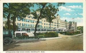 Approaching Ocean House Swampscott Massachusetts roadside Teich 10560 