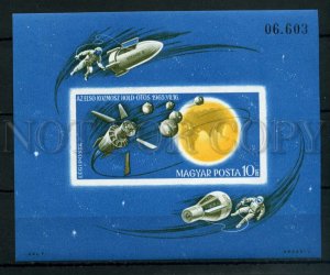 003223 HONGRIE 1965 S/S space Gemini 4 IMPERF MNH