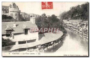 Old Postcard The Old Laundry with Vannes Lavandieres