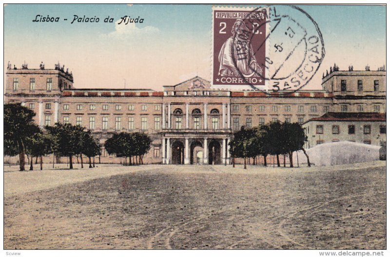 LISBOA, Portugal, PU-1927; Palacio Da Ajuda