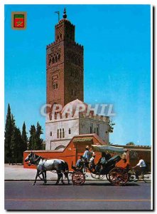 Postcard Modern Marrakesh Koutoubia