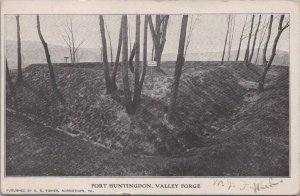 Postcard Fort Huntingdon Valley Forge PA 1908