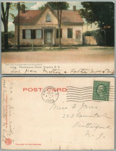 KINGSTON N.Y. REVOLUTIONARY HOUSE 1923 ANTIQUE POSTCARD