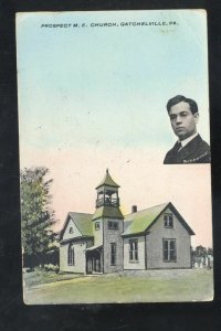 GATCHELVILLE PENNSYLVANIA PA PROSPECT METHODIST EPISCOPAL CHURCH POSTCARD