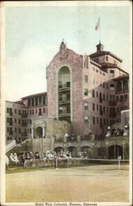 Nassau Bahamas Hotel New Colonial c1910 Postcard - Tennis Court