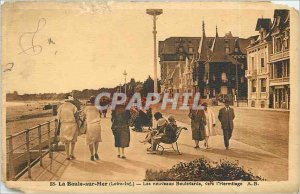 Old Postcard La Baule sea Loire Inf The New boulevards to the Hermitage
