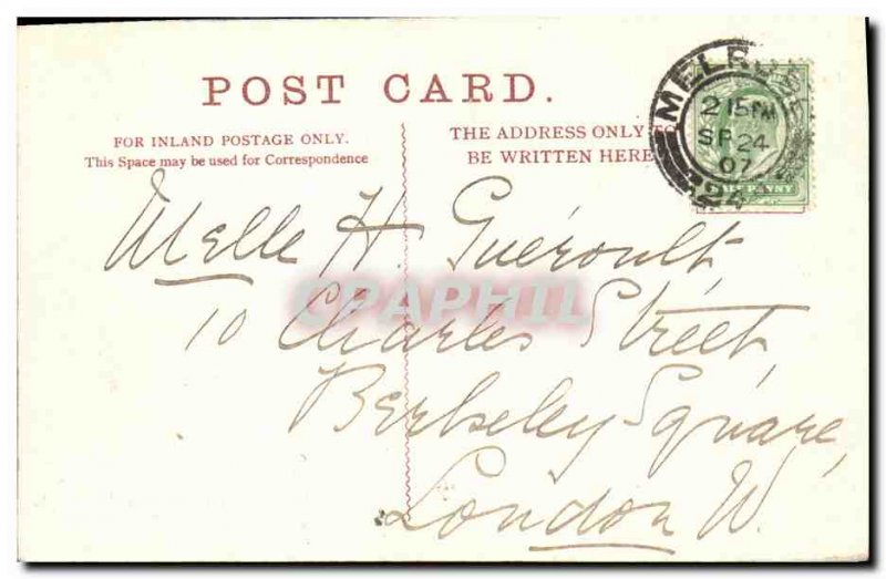 Postcard Old Abbotsford Front Garden