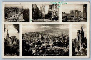 Stuttgart Baden-Württemberg Germany Postcard Amer Consulate Gen 1930 RPPC Photo