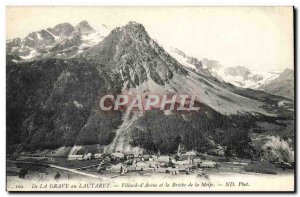 Old Postcard From The Grave In Lautaret Villard D & # 39Arene and the breach ...